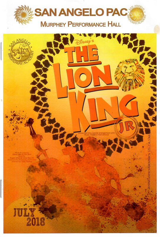download the lion king playbill